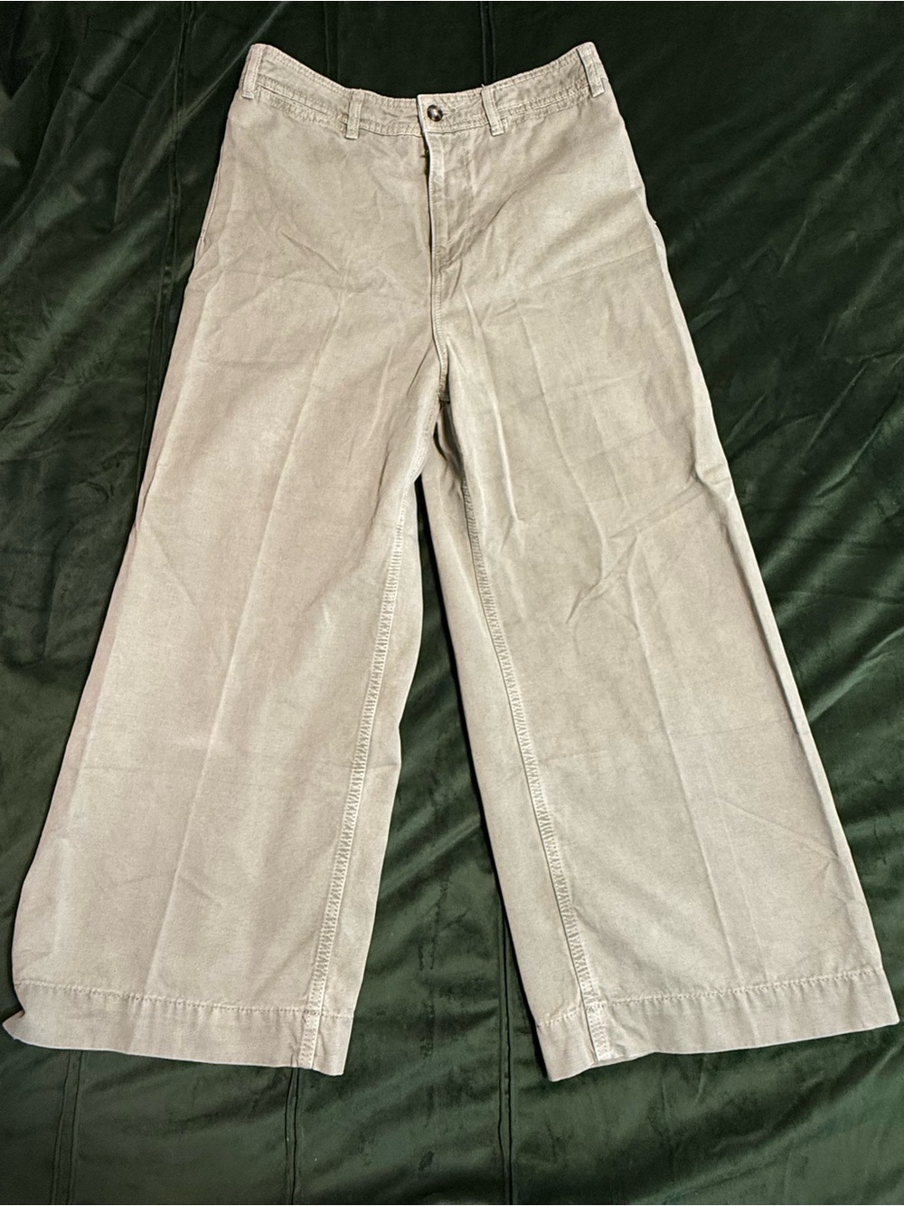 We The Free Wide-Leg Chinos in Light Gray - Picture 2 of 3